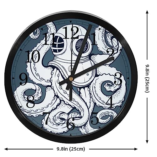 Horloge murale créative Octopus, une idée cadeau originale pour l'école - 5