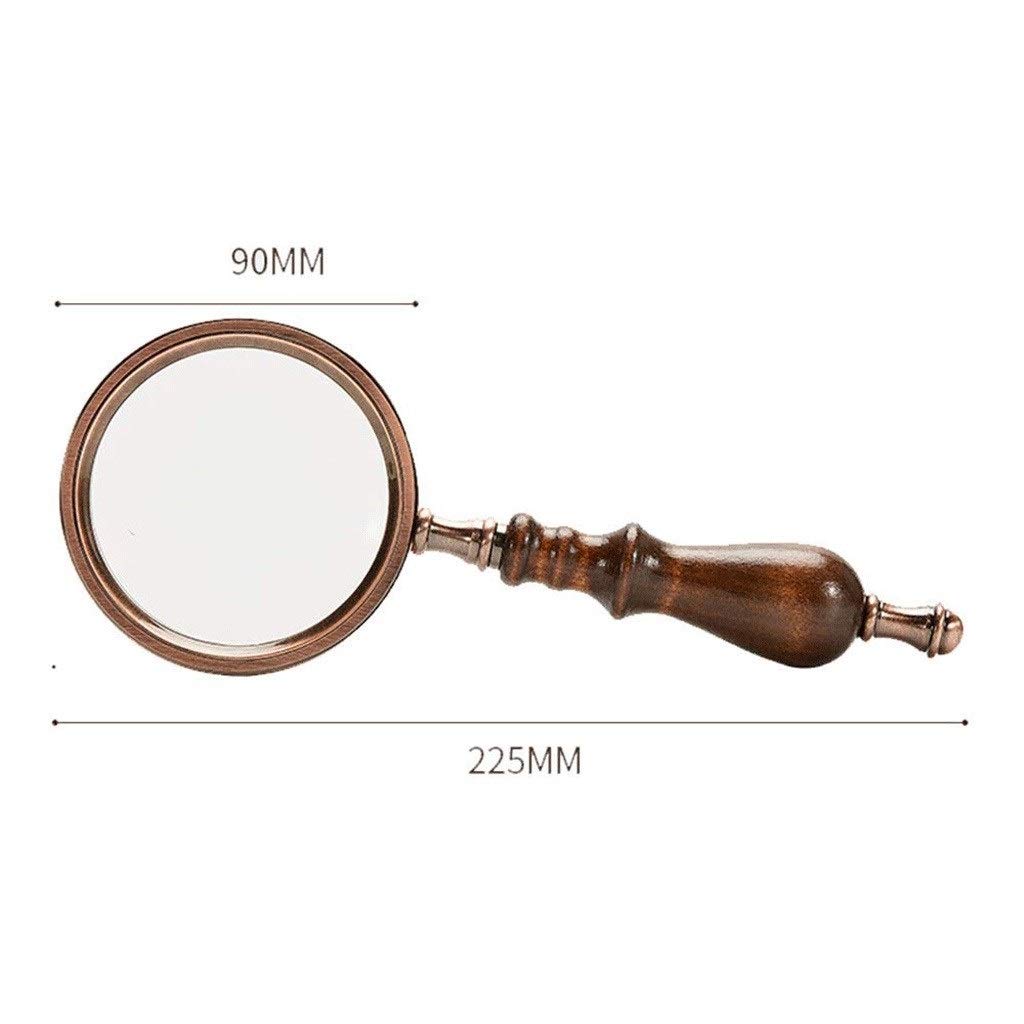 Lente Di Ingrandimento A Mano Ad Alta Potenza Con Manico In Legno - Foto 4