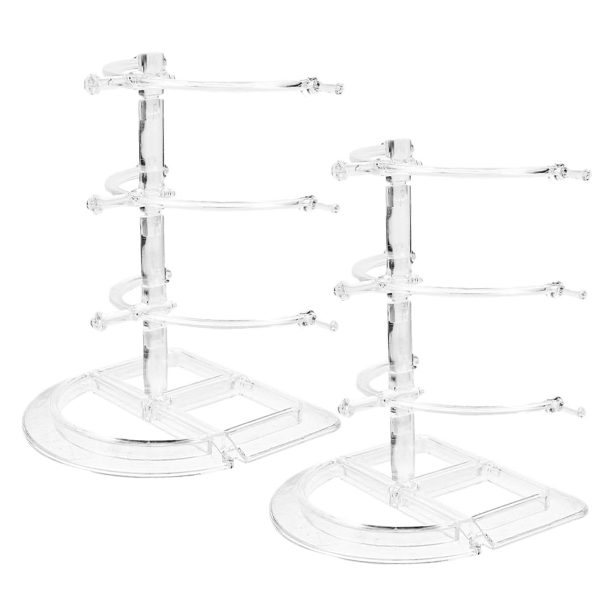 IMIKEYA 6 Stk Brillenständer Mehrschichtiger Brillenhalter brillen aufbewahren brillenregal brillenablage sonnenbrillenhalter Brillen-Organizer-Ständer Brillenhalter stehen p.s Transparent