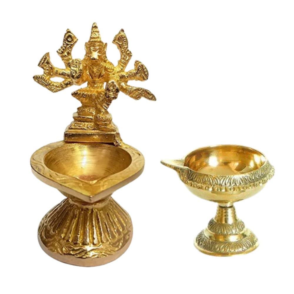 Leo Traders Varahi Deepam for Poojaroom | Kubera Deepam for Poojaroom (Combo Offer) S1
