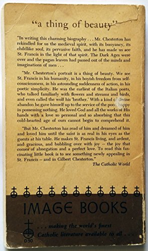 St. Francis of Assisi By G.k Chesterton B008TSTWPY Book Cover