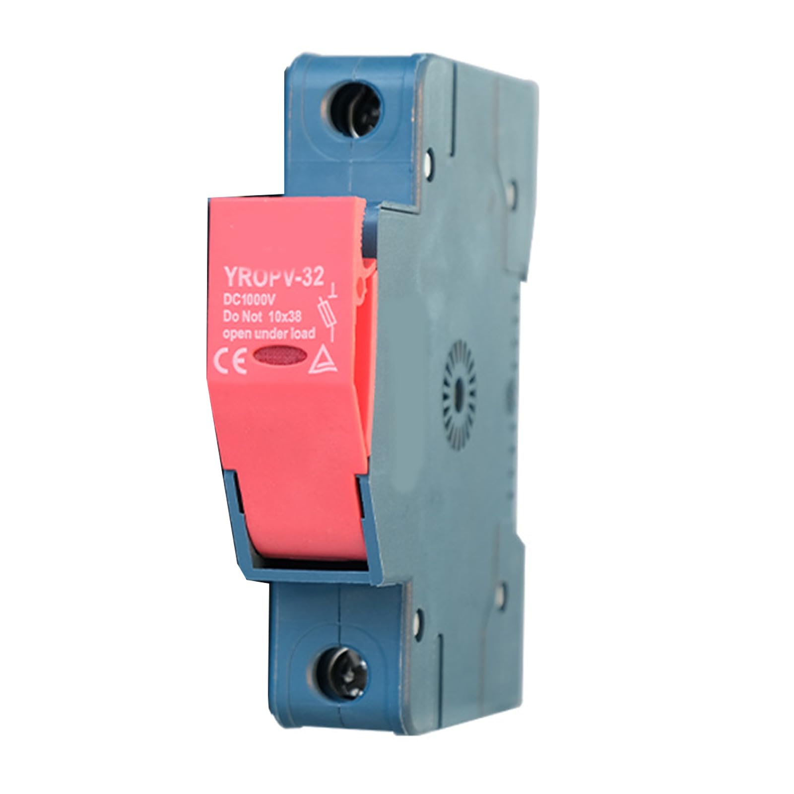 Elnwnnkc 1P Red Base Industrial Solars Fuses 32A 1000V Overcurrent Protectors Abs Insulated Housing Compacts Installation Industrial Photovoltaic Fuses