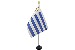 Uruguay Table Flag 4' x 6' - Uruguayan Desk Flag 15 x...