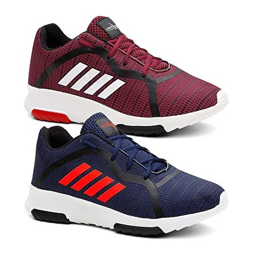 Kit 2 Tênis Masculino Ultra Leve Caminha/Academia Cor:Vermelho;Tamanho:38