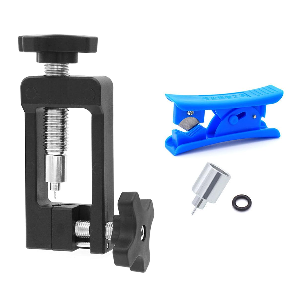 Ausi Bicycle Hydraulic Hose Tool Set with T-Shaped Head, Bicycle Brake Hose Cutter for MTB Brake Repair