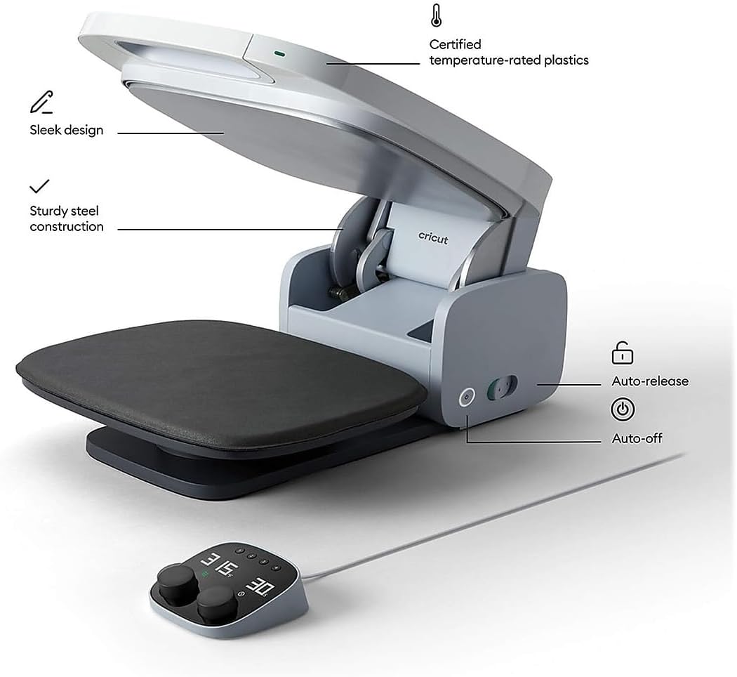 Cricut Autopress Heat Press Machine (15in x 12in) - Commercial-Grade for HTV, Iron On, Infusible, & Sublimation Projects