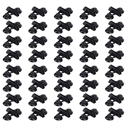 Image of Fish Tank Divider Holder with Suction Cups, Aquarium Separation Board Clips for Isolation Plate, Adjustable PVC Divider Clips for Breeding, Fighting Prevention, 2 Colors Optional