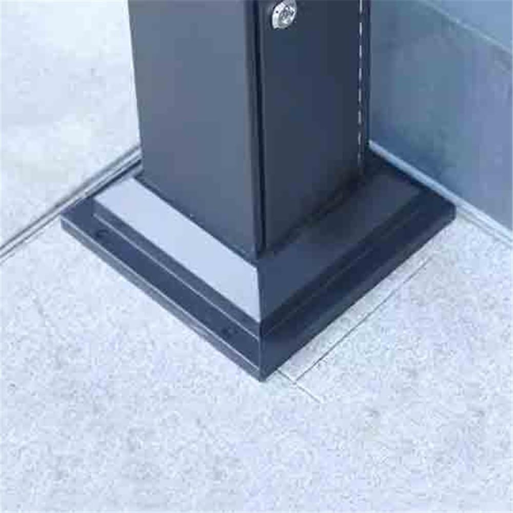 cenicero al Aire Libre Ceniza de Acero Inoxidable Negro for Hotel, for Recoger Colillas de Cigarrillos, extintor Vertical, for Exteriores cenicero