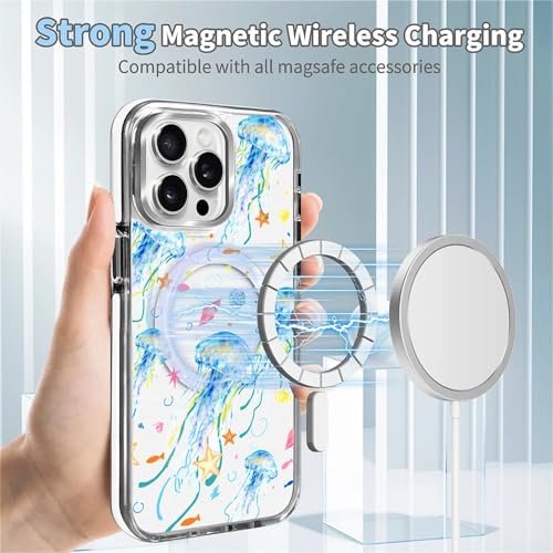 Coque iPhone 14 Pro Max Magsafe transparente et rigide contre les chutes - 5
