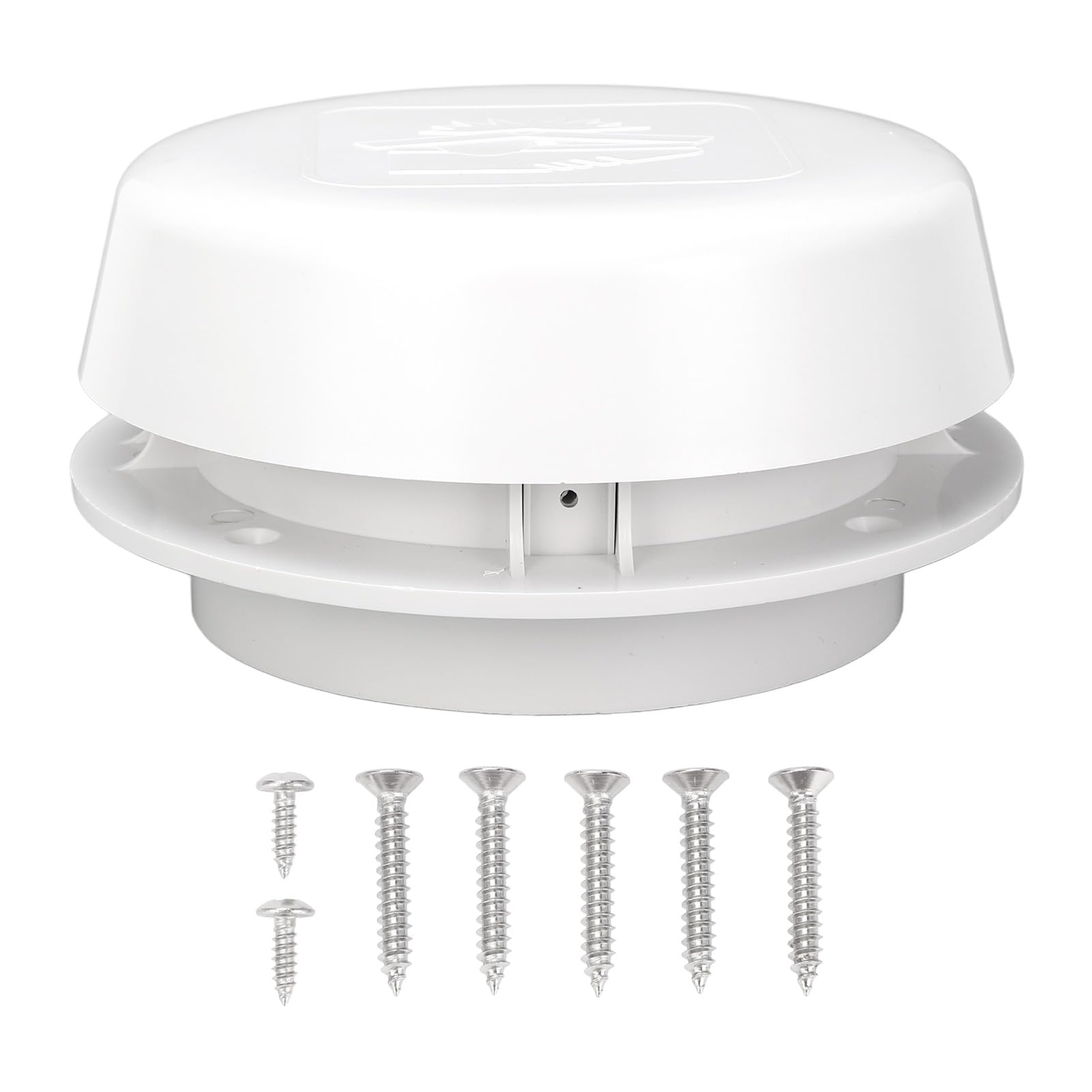 EBTOOLS Ventilación en forma de seta para techo de vehículos recreativos de 155 mm con pantalla de malla - Oxidación para vehículos marinos, autocaravanas y yates