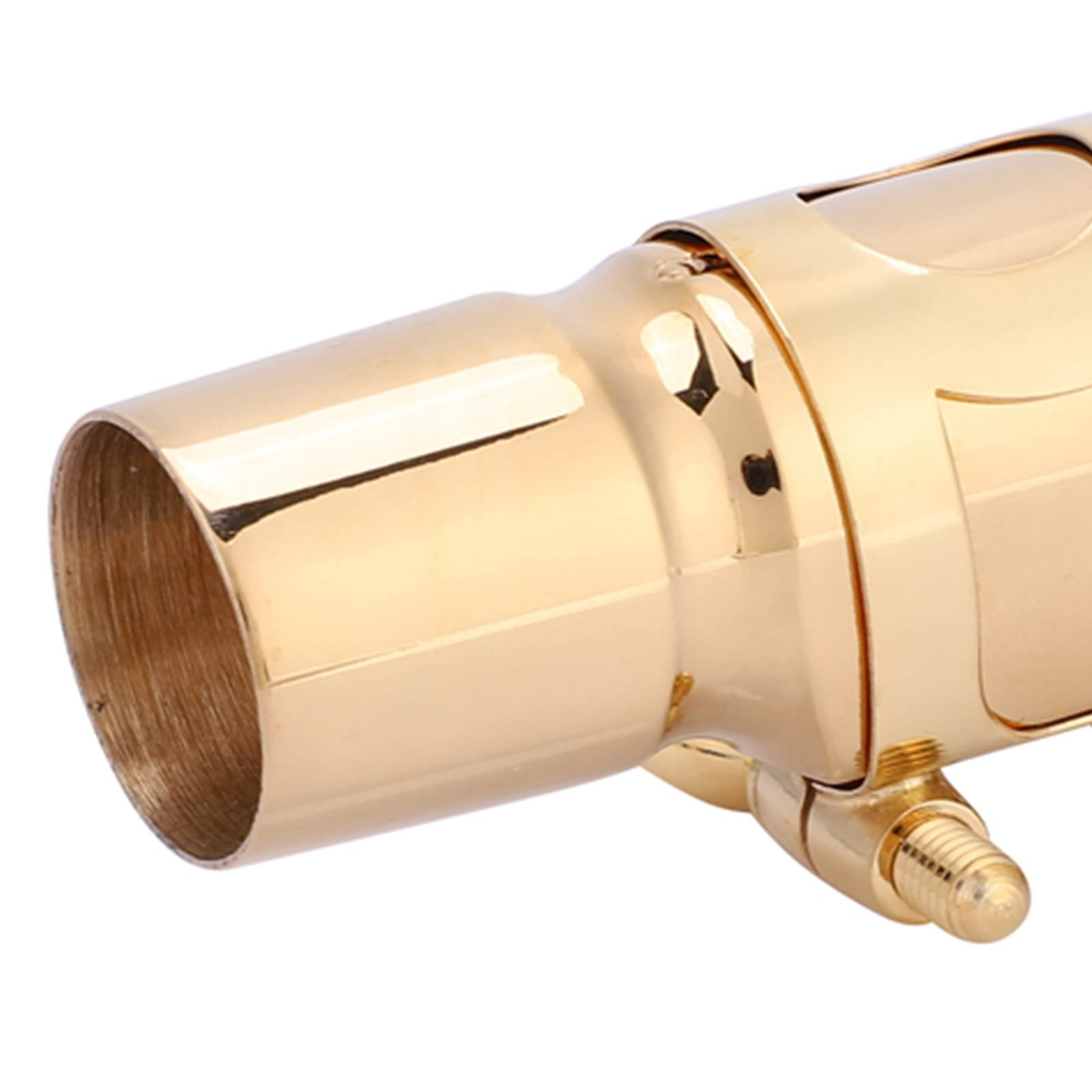 Boquilla para saxofn alto Eb Alto, boquilla de latn 6C para saxofn alto con almohadillas para