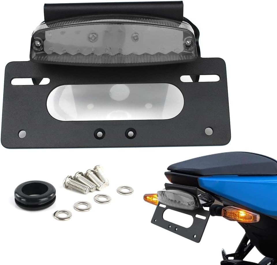 Fender Eliminator Bracket Fit for GSX-8S 2023-2026, GSX-8R 2024-2026 License Plate Holder Tail Tidy