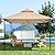 Yaheetech Gazebo for Patios - 11x11ft Outdoor Powder-Coated Steel Frame Gazebo, Double Roofs Grill Shelters BBQ Pavilion for Lawn/Backyard/Garden/Deck, Khaki