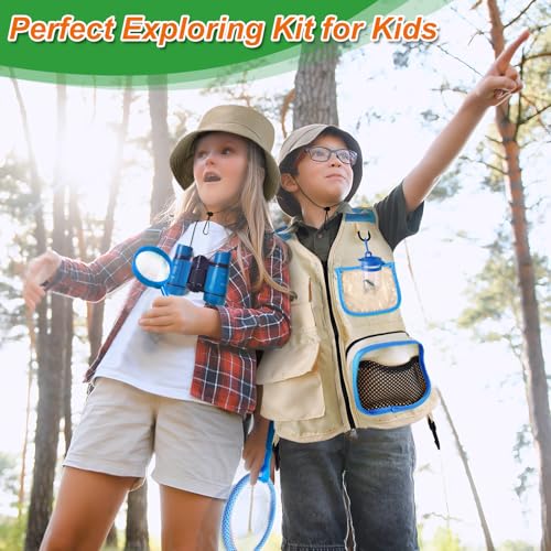 image for YOPINSAND Kids Explorer Kit & Bug Catcher Kit, Kids Camping Gear for K