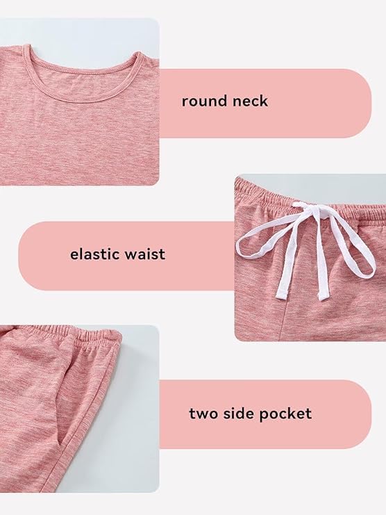 Girls Summer Outfits Girl Clothes Sleeveless Tops and Shorts Set with Pockets Size 4-13 Years - Image 5