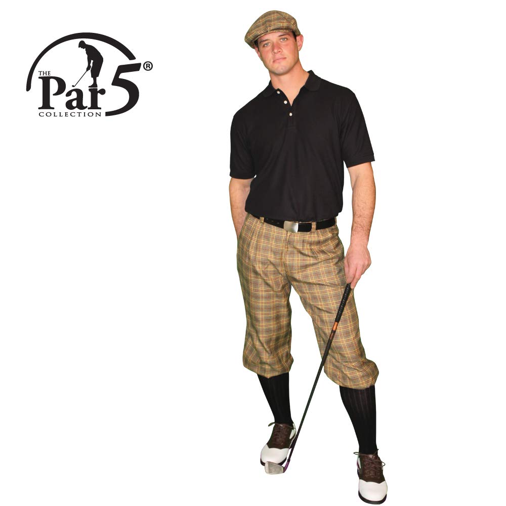 Golf Knickers Wool Cap: Mens - 'Par 5' - Kelowna - 44