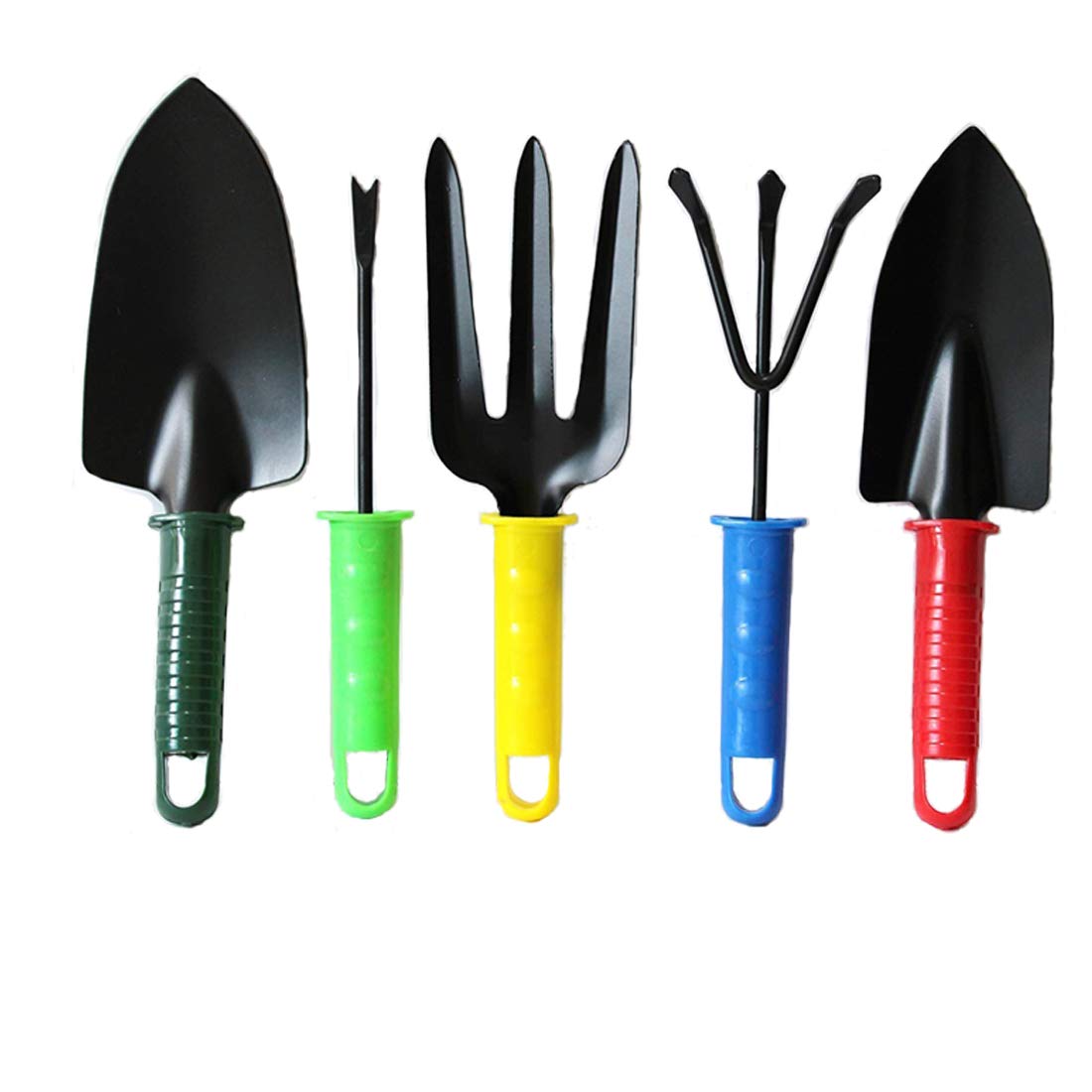 GTC 5 in 1 Home Gardening Rake Hand Weeder Straight Garden Tool Kits Set for Multicolor (SL-6007)-image-45