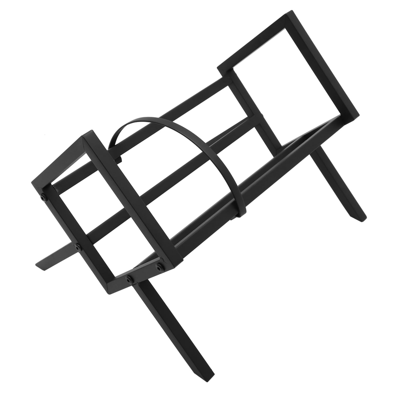 Scaffale Porta Dischi in Ferro Nero in Vinile Design Stabile e Aspetto Moderno, Supporto per CD e Vinili per L'organizzazione Desktop