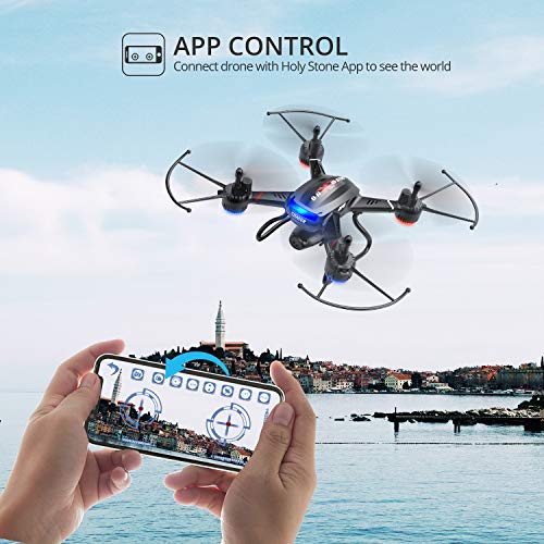image for Holy Stone F181W 1080P Wifi FPV Drone with Wide-Angle HD Camera Live V