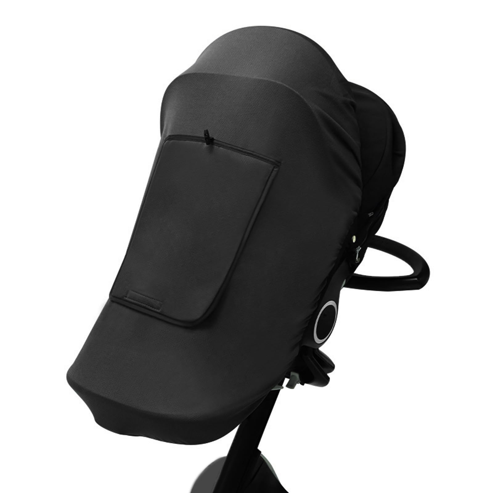 Sun-Protection UPF50+ Pram Sunshade Elastic Stretchy Pushchair Sun Parasol Rainproof