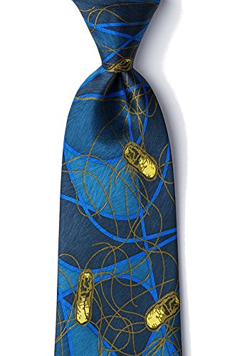 Men's 100% Silk Esherichia E Coli II Medical Necktie Tie Neckwear