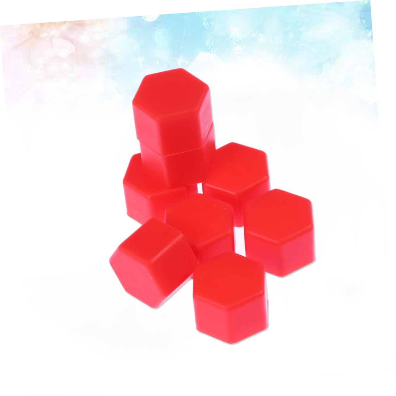 Luxshiny 20pcs Wheel Lug Nut Covers Protect Caps Durable Nut Protector for Wheel Bolts Easy Fit