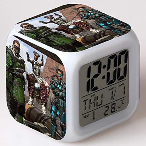 Despertador LED Digital Anime para Niños con Luz Nocturna de 7 Colores Cover