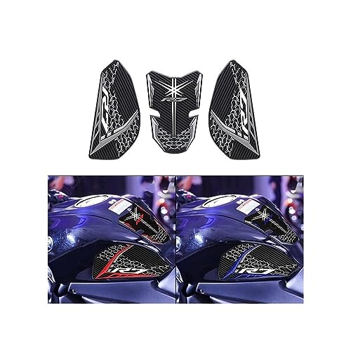 Moto réservoir carburant pad YZF-R7 autocollants tankpad d'essence 2022 - 4