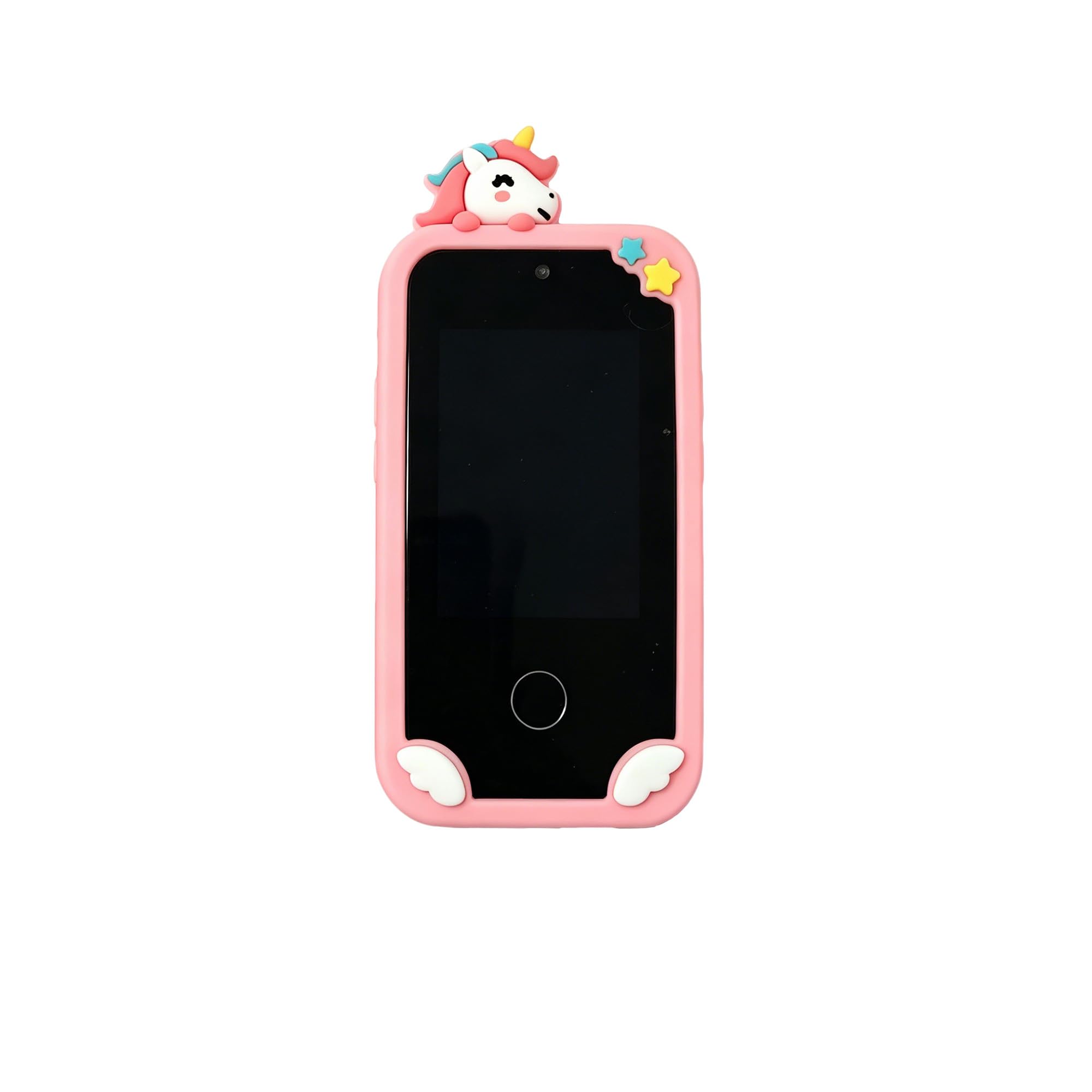 Kids Smart Toy Phone Full-Cover Soft Silicone Case Toddler Learning Play