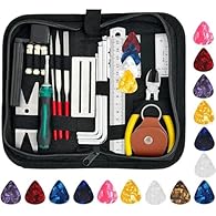 Universal Guitar Tool Kit: This all-in-one guitar repair kit including everything you need for maintaining,cleaning and repairing your guitar,to keeping your instrument always in well performance.Not only for guitar, suitable for many other string in...