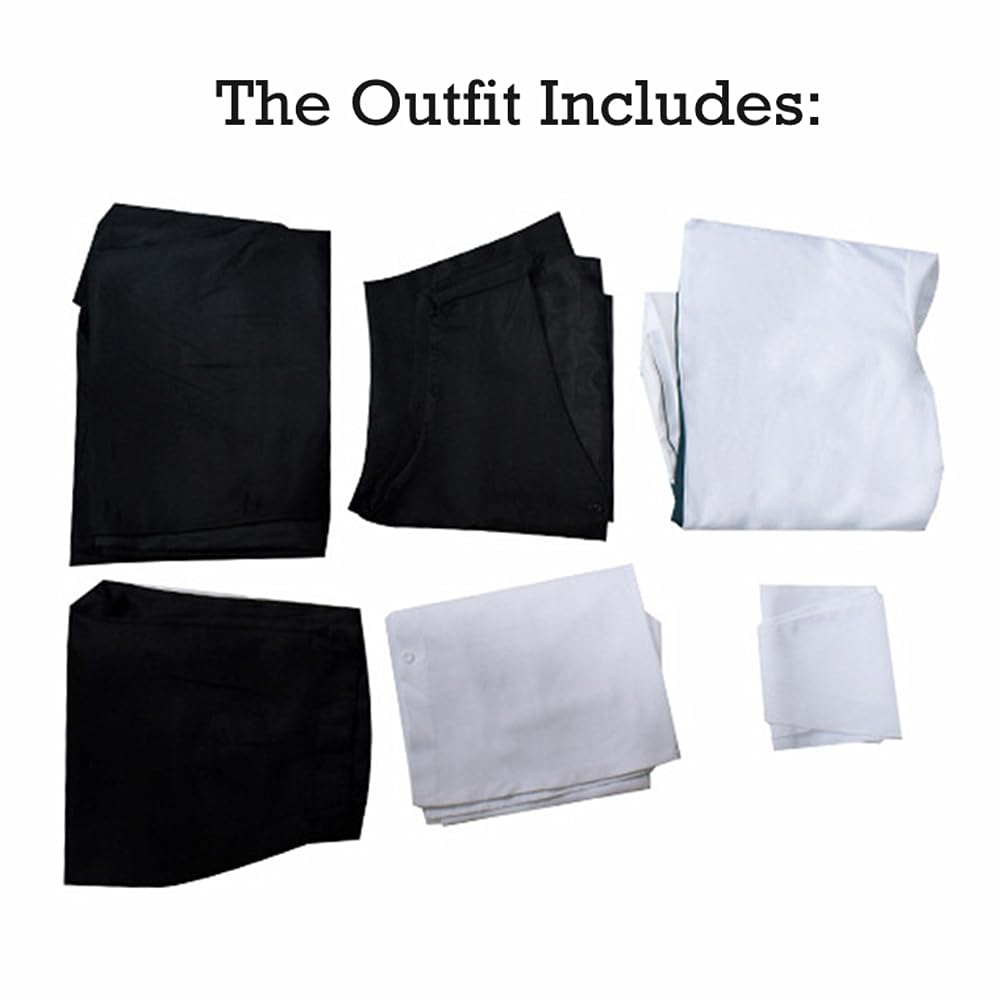 Charous Anime Manga Bungo Stray Dogs Cosplay Edgar Allan Poe Kostüm, Uni-Uniform-Set für Festivals, Auftritte und Cosplay