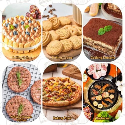 Image of 6Piece Tortilla Press Liners Silicone, Reusable Tortilla Liners For Various Tortilla Presses, With Customer Service Silicone Liners Includes 3 Square And 3 Round Kits