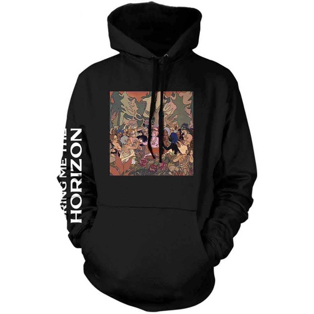 Rock Off officially licensed products Bring Me The Horizon Phsh Cover Official Unisex Hoodie Black, Black, S