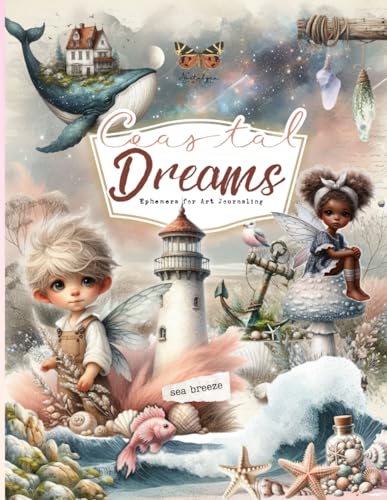 Coastal Dreams Ephemera for Junk Journal to Cut out and Collage: Beautiful Summer Ephemera Collection of 400+ Beach Themed Images of Coastal Animals, ... Collage, Cardmaking, and Paper Crafts image 2