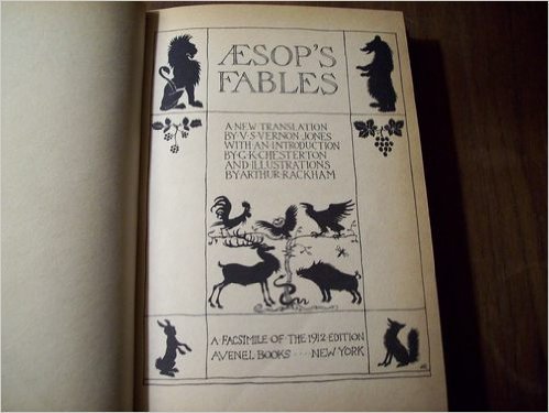 Aesop's Fables: Aesop, Arthur Rackham Profuse Illustrations, 12 in ...