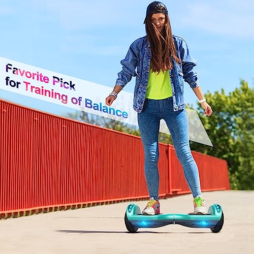 Image of FLYING-ANT Self Balance Scooter 6.5 inch with Speaker and LED Lights Red Camouflage Pink