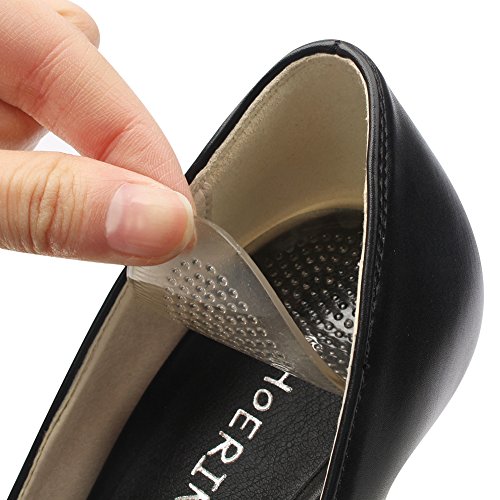 footinsole Shoes Inserts for Heels - Transparent Massage Gel Cushion Pad - Relief from Foot Pain (1 Pair)