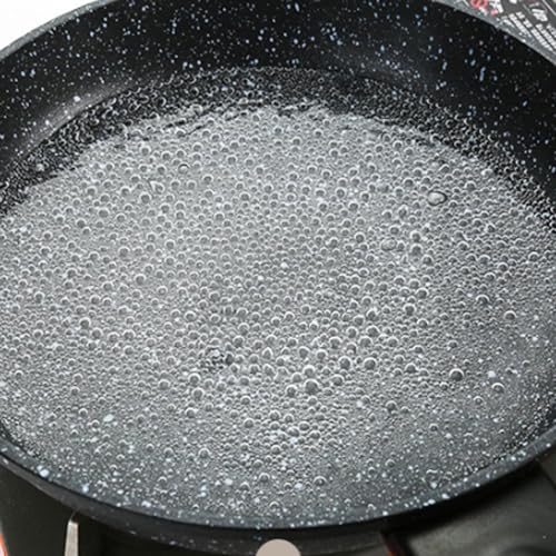 Wok antiadherente negro 10.2 pulg con mango resistente miniatura 6