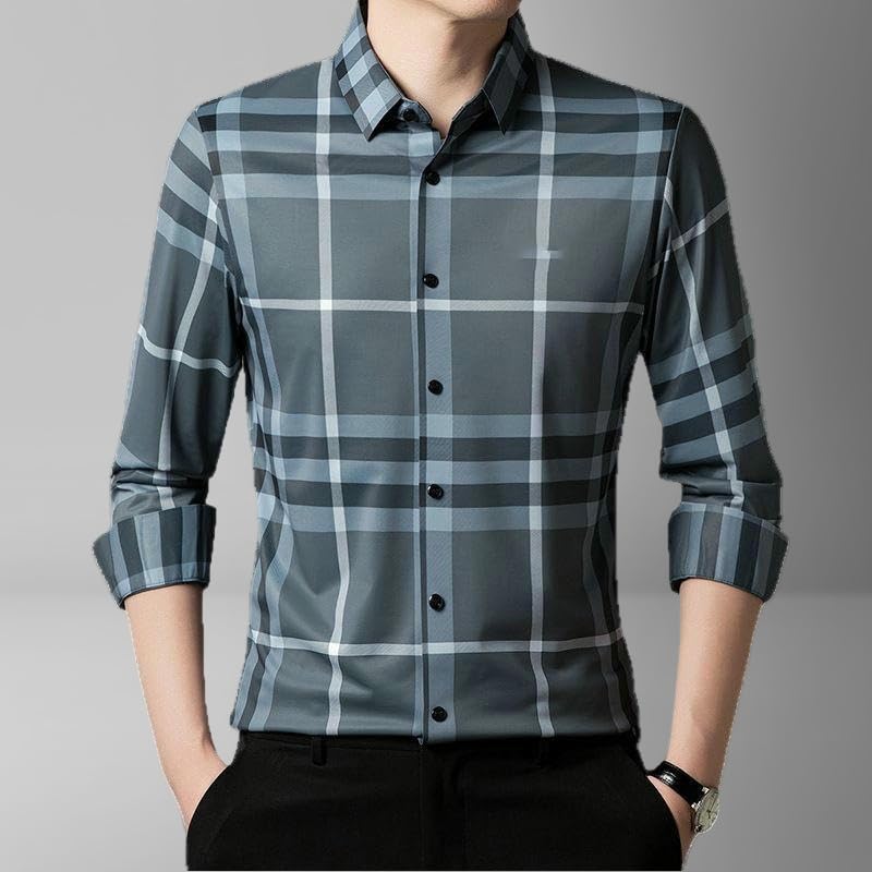 Camisa transpirable de algodón con botones estilo coreano 5