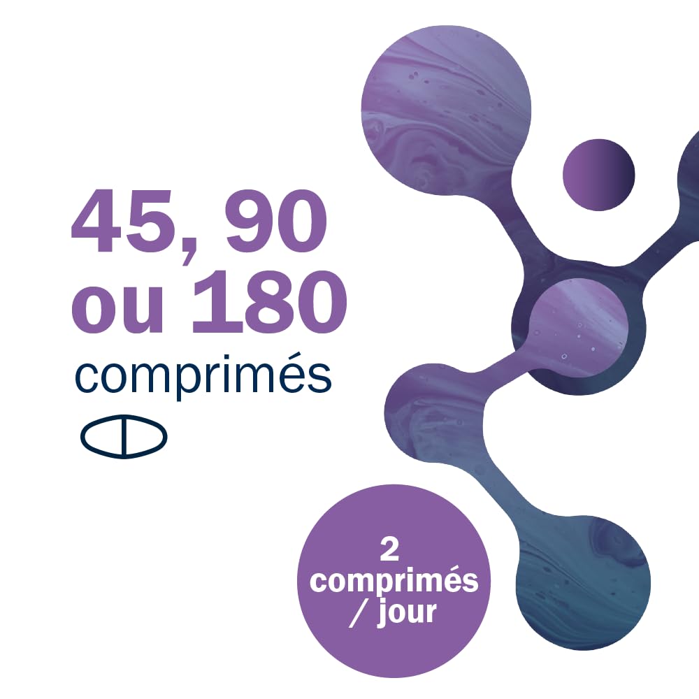 Metagenics NutriMag - Triple Action - Stress, Fatigue, Tensions - Magnésium, Vitamine D & B6, Folate - 180 comprimés
