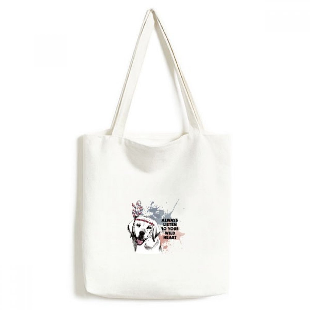 Sac fourre-tout en toile pour chien DIYthinker lavable