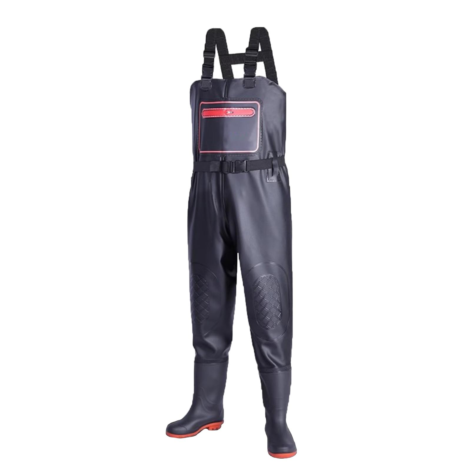 Watstiefel Hüftwaders für Herren, wasserdicht, dicke doppellagige Knieschutz-Angelstiefel