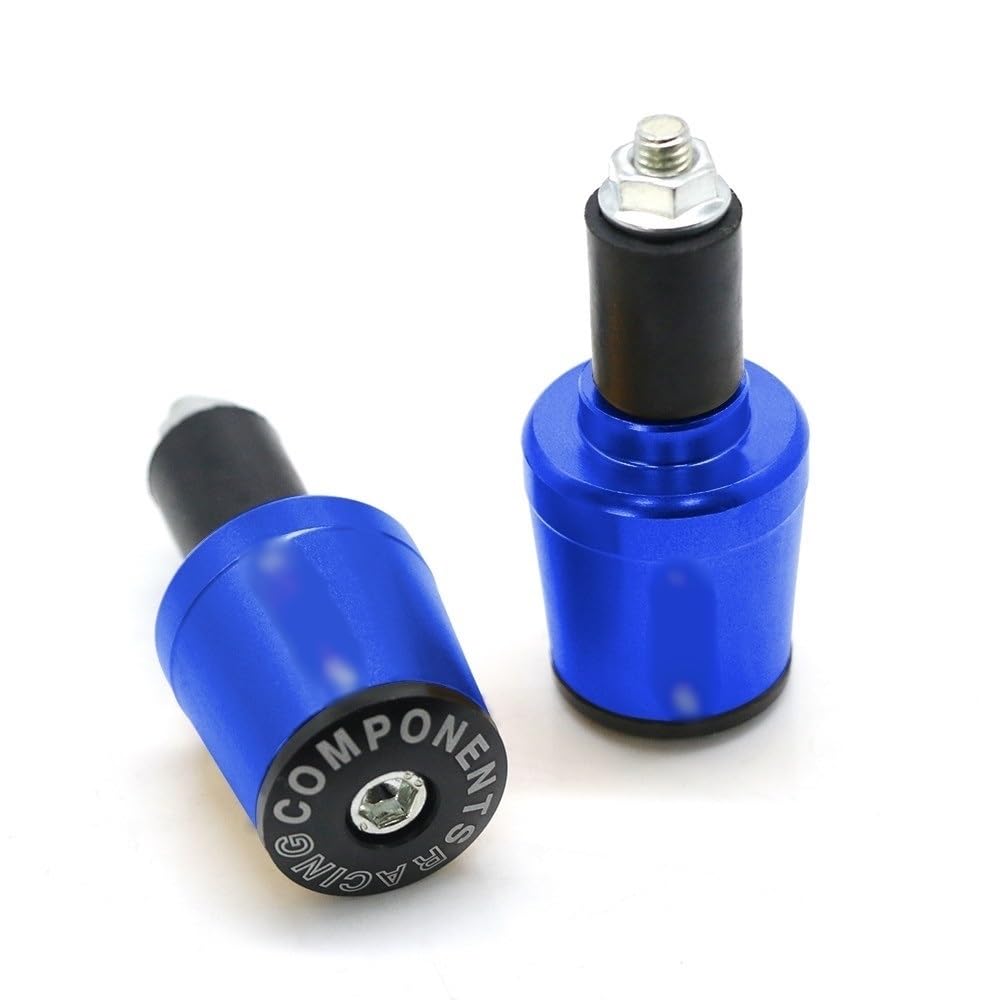 Contrapesos de Manillar Azul 7/8 CNC para Moto Honda CB 400 500 750 1300