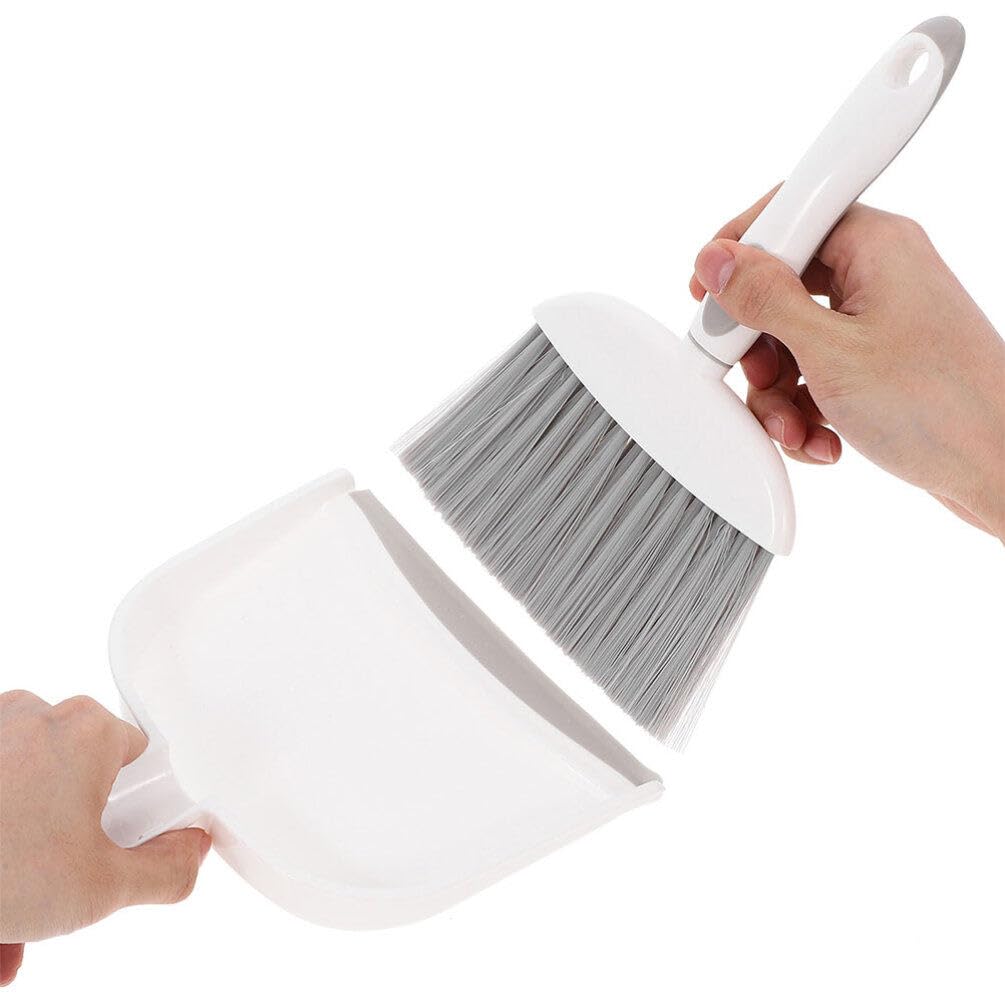 Juego De Escoba Y Recogedor Pequeño 2 Uds. Escobas Batidoras De Mesa Juego De Escoba Y Recogedor De Mano para Teclado De Escritorio De Coche Limpieza De Encimera
