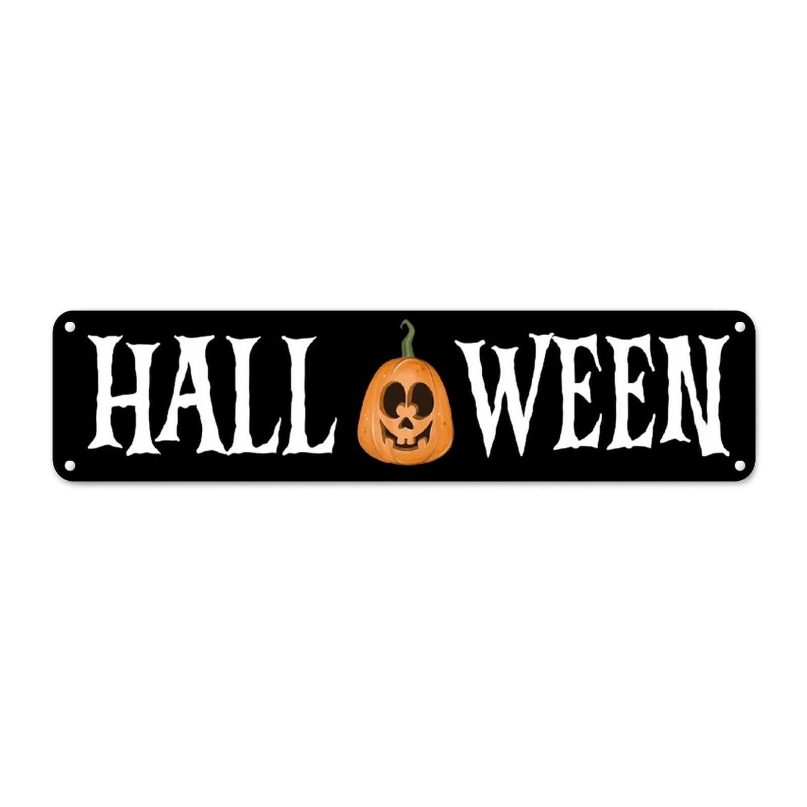 Plaque Halloween effrayant souvenir automne rétro