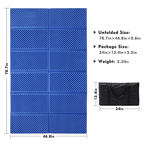 WOLF-WALKER-Moisture-Proof-Foldable-Double-Closed-Cell-Foam-Sleeping-Pad-for-2-People-Lightweight-Sleeping-Mat
