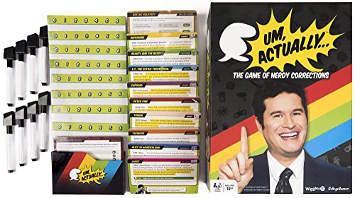Image of Um, Actually Deluxe Edition Board Game | The Nerdy Trivia Game Based on The Dropout Game Show | for Families Ages 12 & up | 3-8 Players | by Wiggles 3D