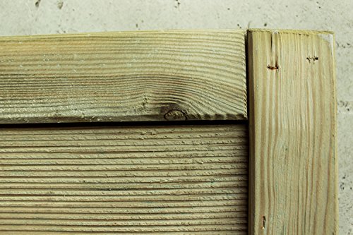 Avanti Trendstore - Lara - Gartensichtschutzwand, mit Rahmen 4,4x4,4cm und Lamellen geriffelt, in 3 Maßen erhältlich… – Bild 7