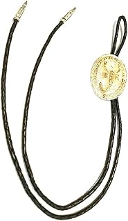Western Scorpion Design Bolo Tie Oval Shape Metal