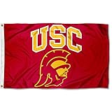 USC Trojans Trojan Head Flag